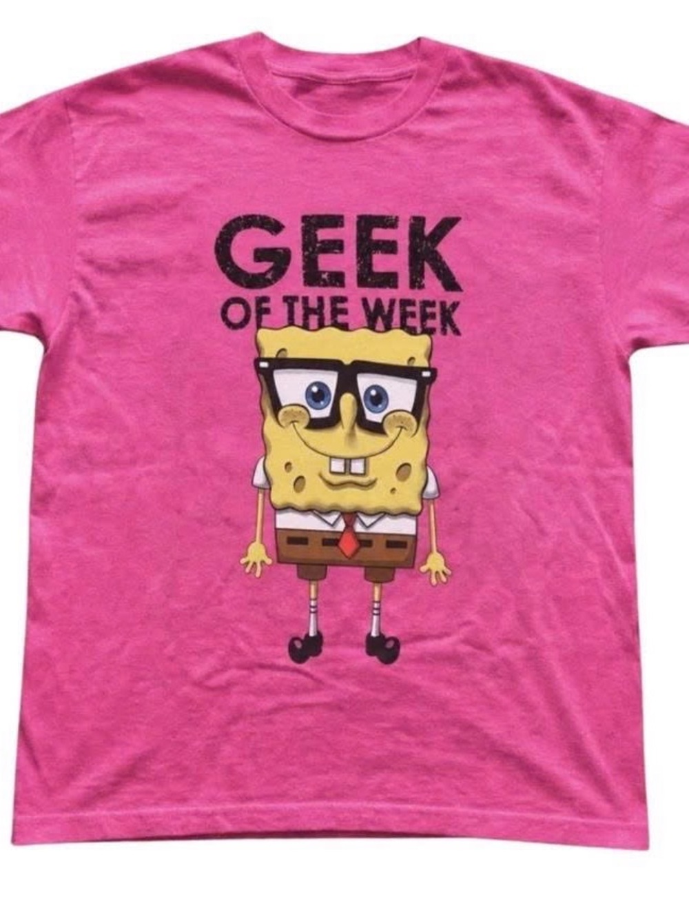 Gildan Hot Pink 'Geek of the Week' Graphic Tee